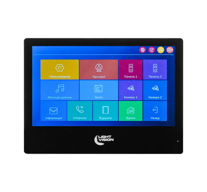 Видеодомофон 10" WiFi Tuya Light Vision SINGAPORE FHD Black Видеодомофон 10" WiFi Tuya Light Vision SINGAPORE FHD Black