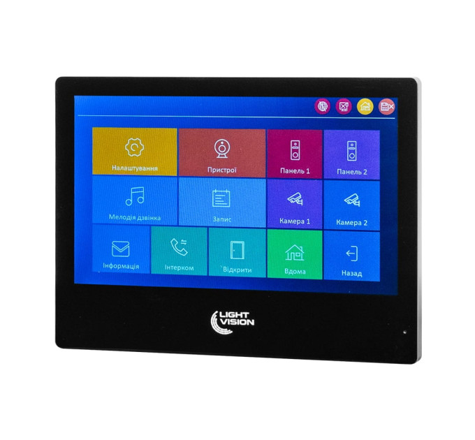 Видеодомофон 10" WiFi Tuya Light Vision SINGAPORE FHD Black