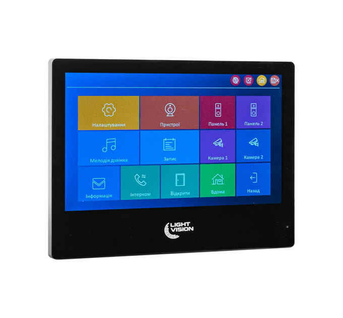 Видеодомофон 10" WiFi Tuya Light Vision SINGAPORE FHD Black