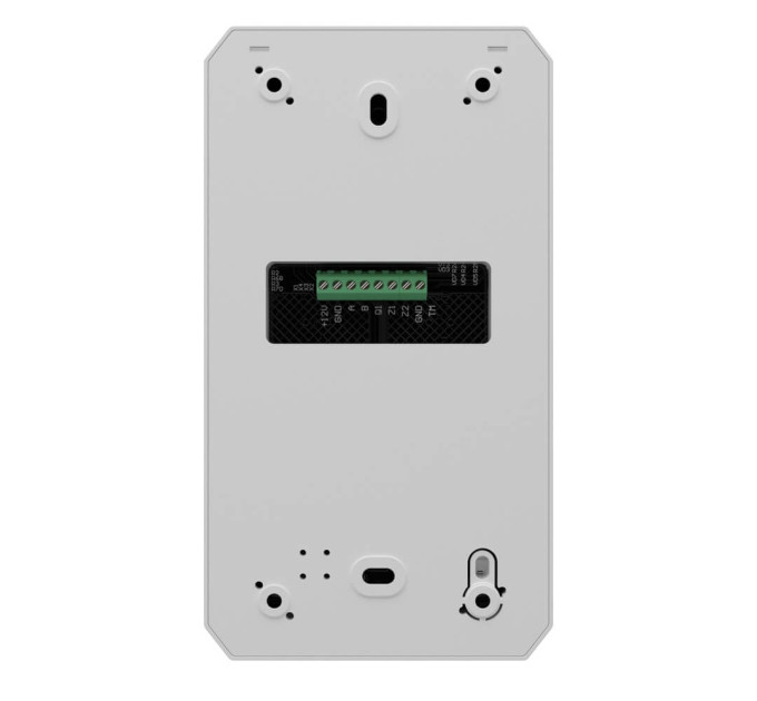 Клавіатура Tiras K-PAD OLED+ White з OLED-дисплеєм та вбудованим зчитувачем NFC/Mifare