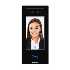 IP-видеопанель многоабонентская 2Mp Akuvox E16C с экраном 5", распознаванием лиц и считывателем Mifare/NFC/BLE/QR