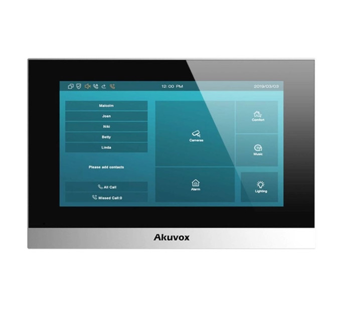 Відеодомофон 7” Akuvox C315N Silver SIP Android