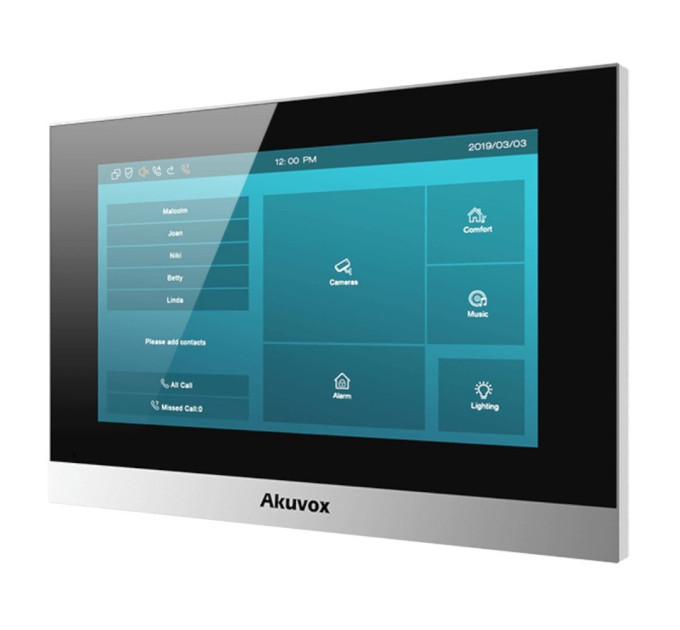 Відеодомофон 7” Akuvox C315N Silver SIP Android