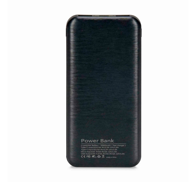 Повербанк 20000mAh Power Bank Kraft TPB-2020 Black 22.5W QC3.0