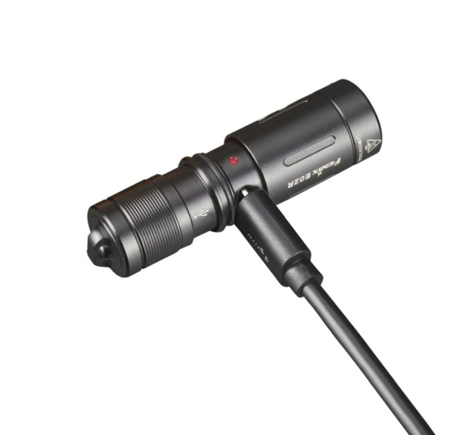 Ліхтар ручний Fenix E02R Black