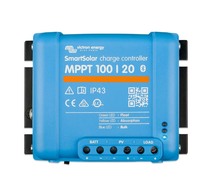 MPPT-контроллер заряда солнечных панелей Victron Energy SmartSolar MPPT 100/20-48V