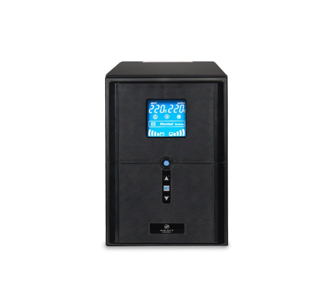 Источник бесперебойного питания Kraft KRF-PSW2000VA/1600W(LCD)24V UPS под внешний аккумулятор