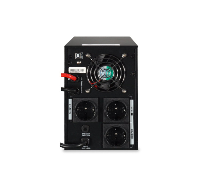 Источник бесперебойного питания Kraft KRF-PSW2000VA/1600W(LCD)24V UPS под внешний аккумулятор
