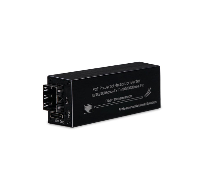 Медіаконвертер micro-mini+PoE LNK-M3011SFP-PD E-LINK