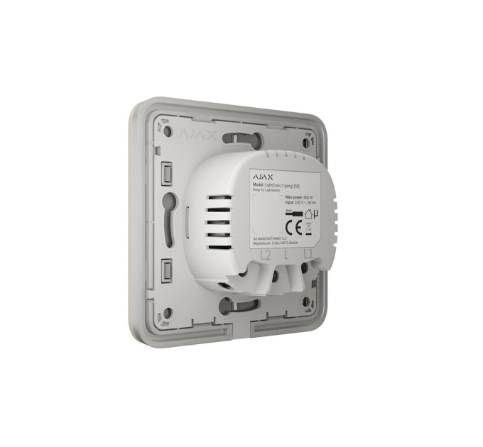 Кнопка Button (ivory/слоновая кость) для LightSwitch SoloButton (1-gang/2-way) Ajax