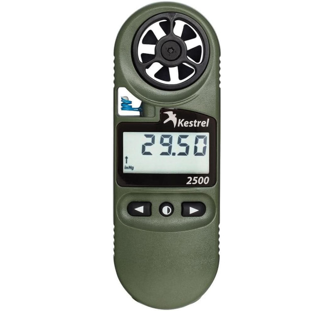 Метеостанция Kestrel 2500NV Olive с ночной подсветкой Метеостанция Kestrel 2500NV Olive с ночной подсветкой