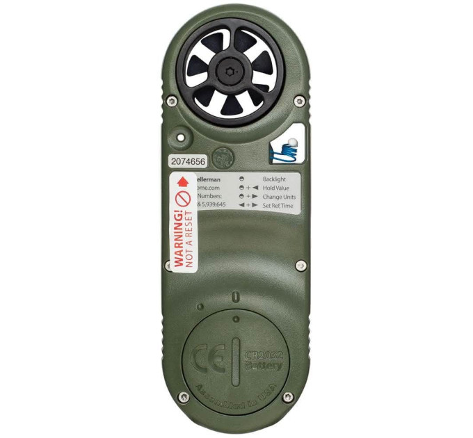 Метеостанция Kestrel 2500NV Olive с ночной подсветкой