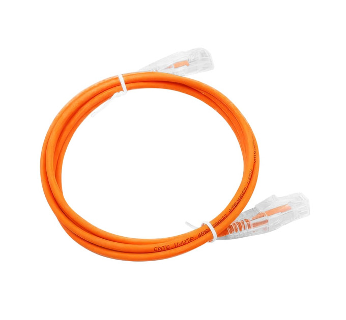 Патч-корд мережевий UTP / RJ45 / CAT6 / 1m / Orange / CU Dtech DT-CAT6eO / 001
