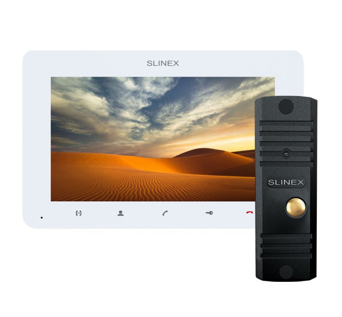 Комплект видеодомофона Slinex SM-07MHD White + ML-16HD Black Комплект видеодомофона Slinex SM-07MHD White + ML-16HD Black