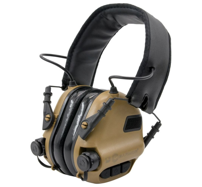 Активные защитные наушники Earmor M31 (CB) Coyote Brown