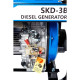 Генератор дизельный 2.8 кВт EnerSol SKD-3B