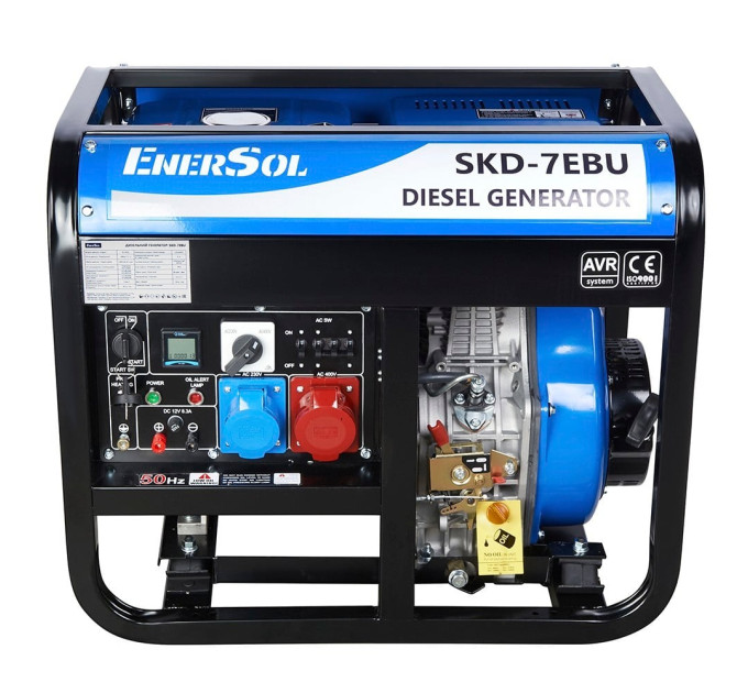 Генератор дизельный 6 кВт EnerSol SKD-7EBU Генератор дизельный 6 кВт EnerSol SKD-7EBU