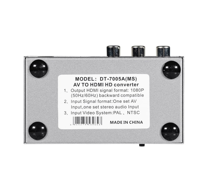 Конвертер відеосигналу AV-HDMI Dtech DT-7005A