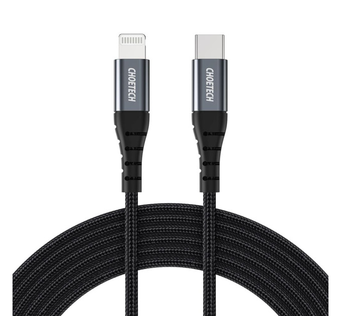 Кабель Choetech IP0041 Black Type-C to Lightning MFI 2m