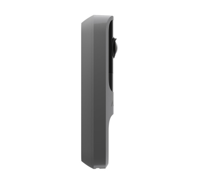 Відеодзвінок з WiFi 4Mp Ajax DoorBell Gray із вбудованим штучним інтелектом та ІЧ датчиком руху
