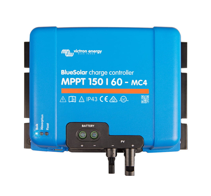 MPPT-контроллер заряда солнечных панелей Victron Energy BlueSolar MPPT 150/60-MC4 (12/24/48-60A)