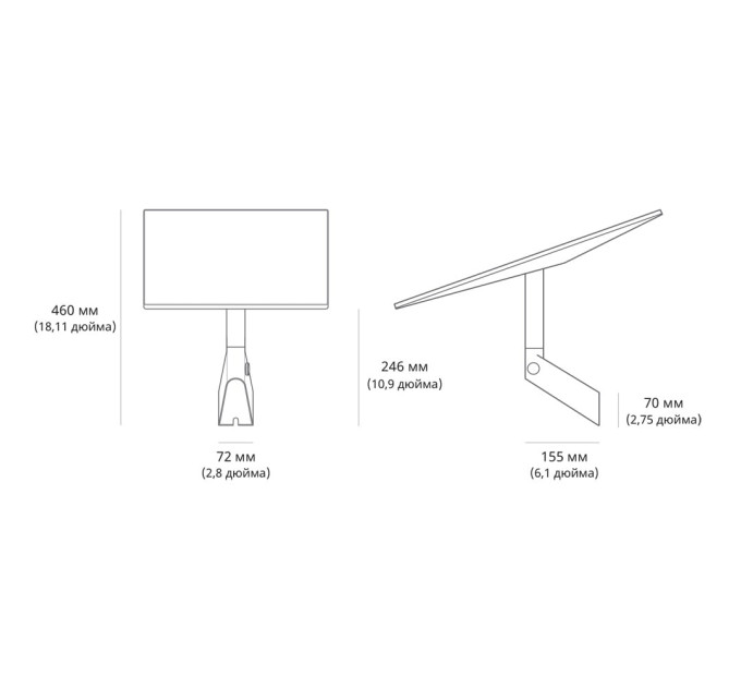 Настенный крепеж Starlink Standard Wall Mount к Starlink Gen3 REV4