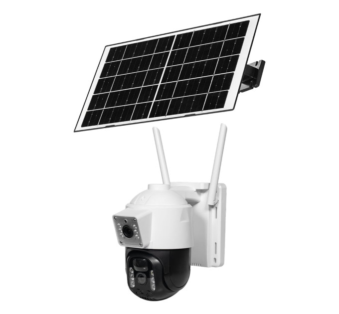 IP PTZ-відеокамера автономна з 4G та сонячною панеллю 3Mp+3Mp Light Vision VLC-9530IG/2C3S (Solar) f=4mm, на акумуляторних батареях