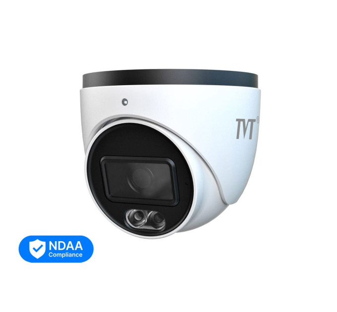 IP-відеокамера 8Mp TVT TD-9584S4L-C(D/PE/AW2) White f=2.8mm, ІЧ+LED-підсвічування, з мікрофоном IP-відеокамера 8Mp TVT TD-9584S4L-C(D/PE/AW2) White f=2.8mm, ІЧ+LED-підсвічування, з мікрофоном