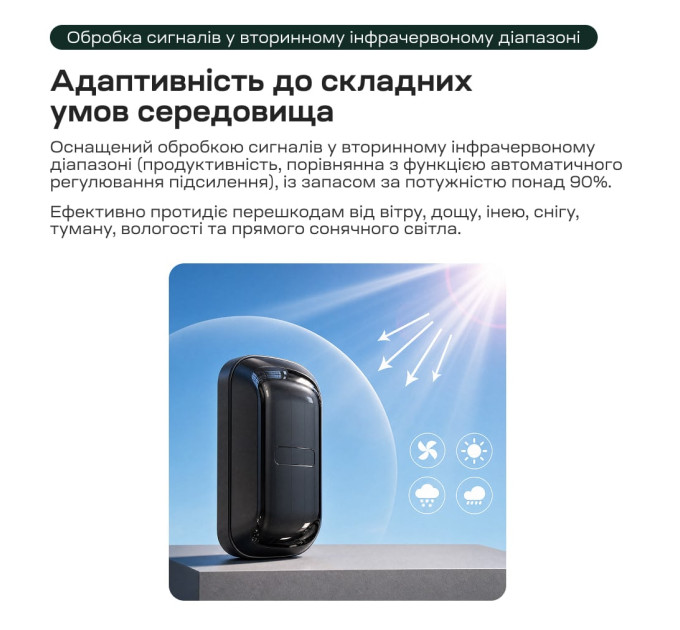 Инфракрасный барьер Trinix TRX-1B/15M 1-лучевой