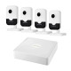 Комплект IP-видеонаблюдения на 4 камеры Hikvision IP-Video Kit 4x4Mp (C) Mic WiFi: 4 внутренние 4Mp Wi-Fi видеокамеры + 4-канальный 6Mp видеорегистратор