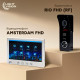 Комплект видеодомофона Light Vision: домофон 7" AMSTERDAM FHD White и видеопанель RIO FHD Black