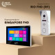 Комплект видеодомофона Light Vision: домофон 10" SINGAPORE (AI) FHD Black и видеопанель RIO FHD Silver