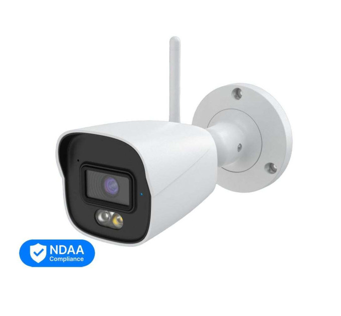 Комплект IP-відеонагляду на 2 камери TVT IP-Video Kit 2x5Mp (B) WiFi: 2 циліндричні 5Mp WiFi відеокамери + 4-канальний 8Mp відеореєстратор
