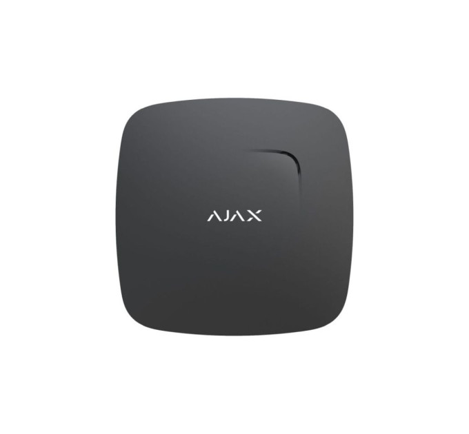 Бездротовий датчик диму та чадного газу Ajax FireProtect Plus чорний з температурним сенсором