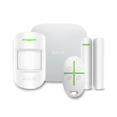 Комплект беспроводной сигнализации Ajax StarterKit Plus белый с WiFi, 2G, 3G и Ethernet