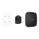 Інтелектуальна централь Ajax Hub Plus чорна з WiFi, 2G, 3G, Ethernet