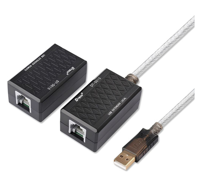 Подовжувач USB 2.0 60m Dtech DT-5015