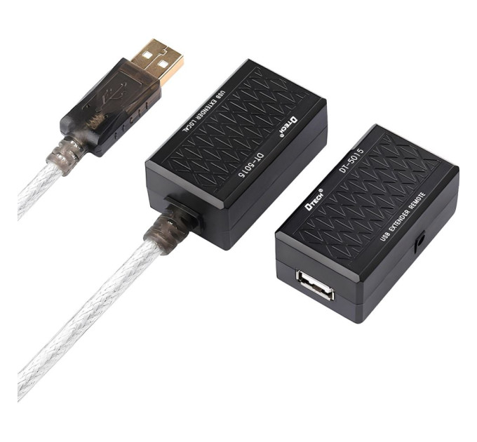 Подовжувач USB 2.0 60m Dtech DT-5015