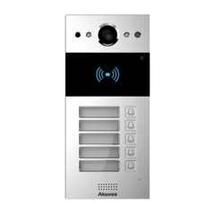 IP-видеопанель на 5 абонентов 2Mp Akuvox R20B SIP со считывателем EM-Marine/Mifare/NFC