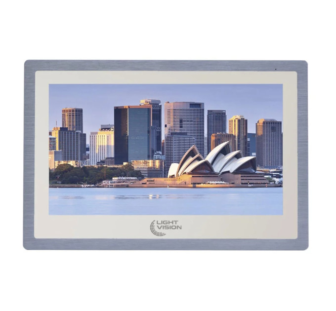 Відеодомофон 10” Light Vision SYDNEY FHD Silver/White
