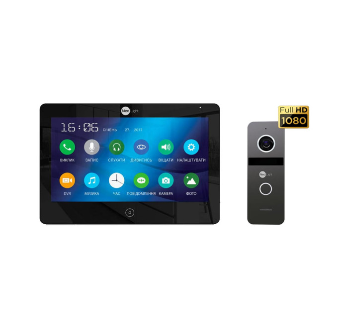 Комплект MEZZO HD BLACK/Solo FHD GRAPHITE Neolight
