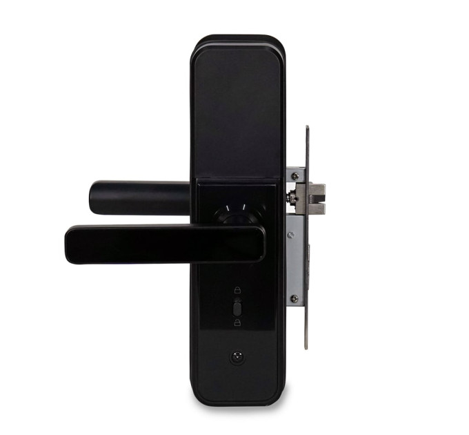 Замок биометрический автономный Trinix TRL-5305BTF Black с Bluetooth, считывателем отпечатков пальцев и карт Mifare