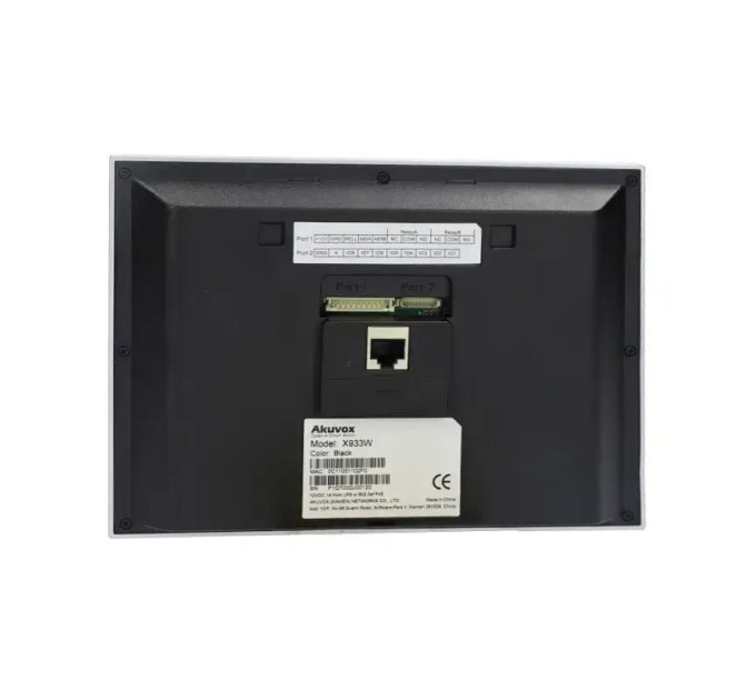 Видеодомофон 7” WiFi Akuvox X933H SIP Black Android с Zigbee 3.0 и Bluetooth