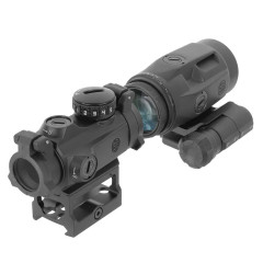 Коліматорний приціл Sig Sauer Romeo-MSR 2MOA red dot зі збільшувачем Juliet3-Micro 1-3X Коліматорний приціл Sig Sauer Romeo-MSR 2MOA red dot зі збільшувачем Juliet3-Micro 1-3X