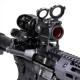 Коліматорний приціл Sig Sauer Romeo-MSR 2MOA red dot зі збільшувачем Juliet3-Micro 1-3X