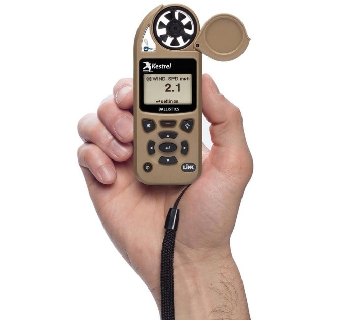 Метеостанція Kestrel 5700 Ballistics LiNK Tan з Bluetooth та балістичним калькулятором