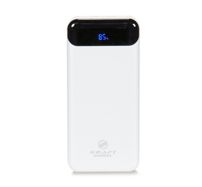 Повербанк 10000mAh Power Bank Kraft KPB-2010FC White 22.5W QC3.0 Повербанк 10000mAh Power Bank Kraft KPB-2010FC White 22.5W QC3.0