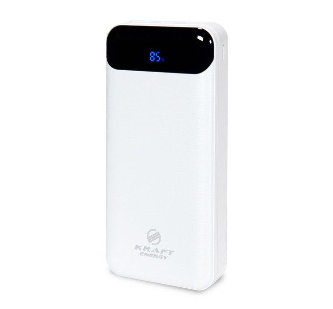 Повербанк 10000mAh Power Bank Kraft KPB-2010FC White 22.5W QC3.0