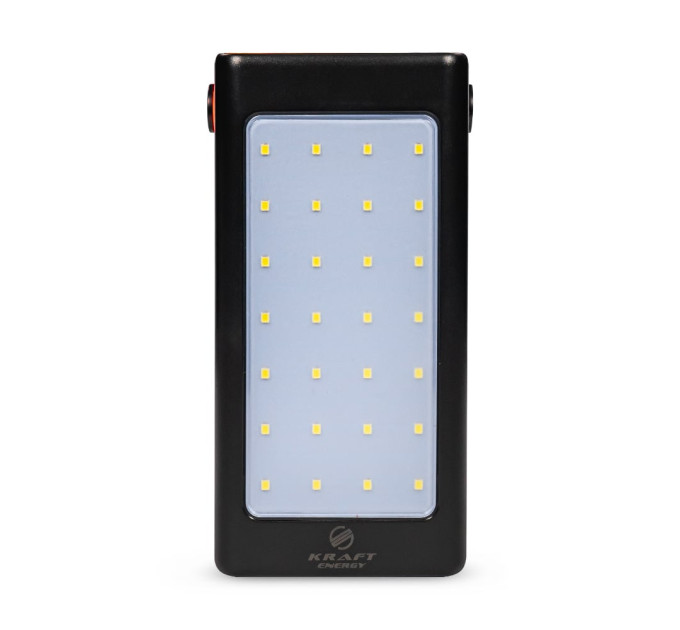 Повербанк 90000mAh Power Bank Kraft KPB-2490FCL Black 22.5W QC3.0 LED-ліхтар