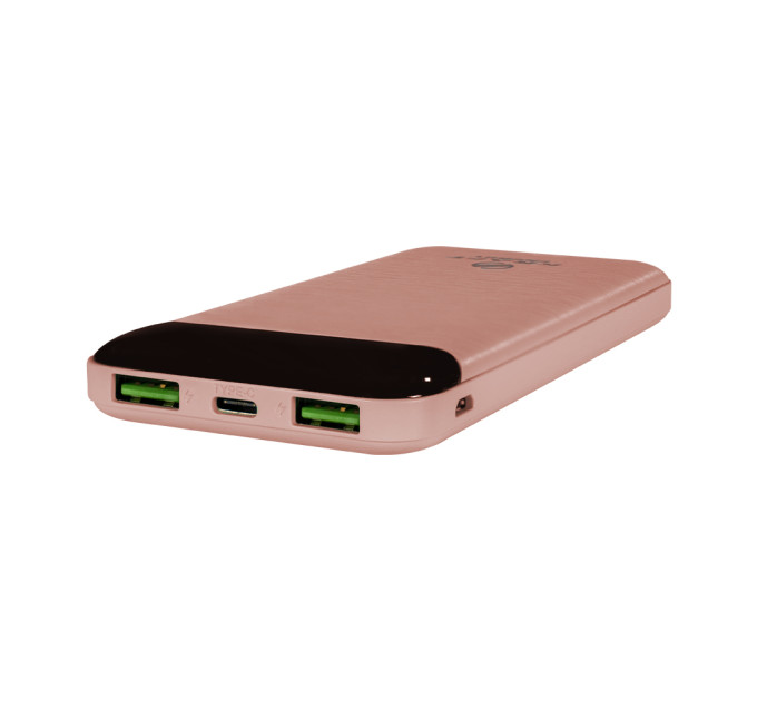 Повербанк 10000mAh Power Bank Kraft KPB-2010FC Pink 22.5W QC3.0